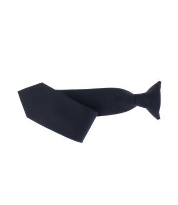 Cravate à Clip polyester Marine- DMB