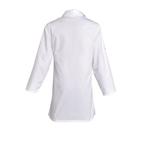 Blouse de travail femme en coton Britney MR blanc - SNV
