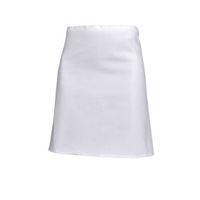 Lot de 5 tabliers Demi Chef Blanc 100% coton - SNV