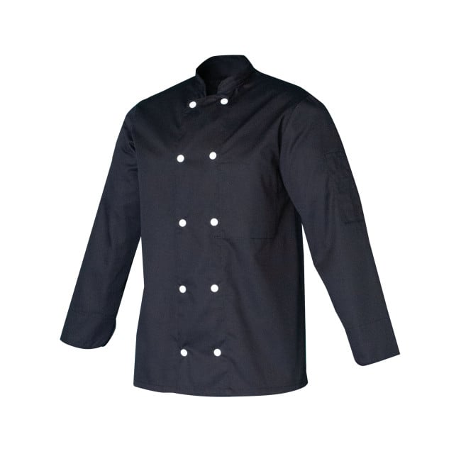 Veste de cuisine Noire manches longues FABRICE - SNV