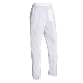 Pantalon de cuisine Blanc GUY - SNV