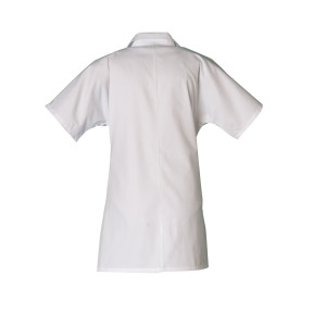 Tunique femme manche courtes polyester coton Manue Blanc - SNV