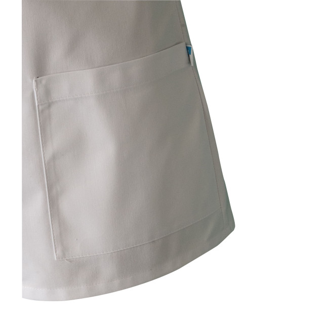 Damentunika Manue Kurzarm Polyester-Baumwolle Weiß - SNV