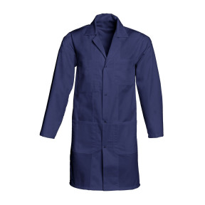 Werkblouse drukknopen Xavier Marineblauw - SNV