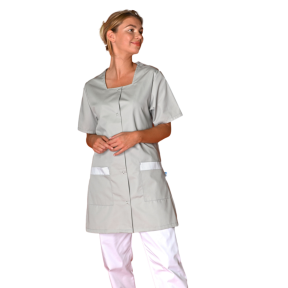 donna 3/4 mc pc gris clair - snv