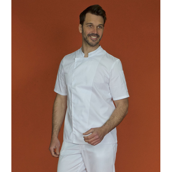 Veste de cuisine Blanche manches courtes COOKIE - SNV