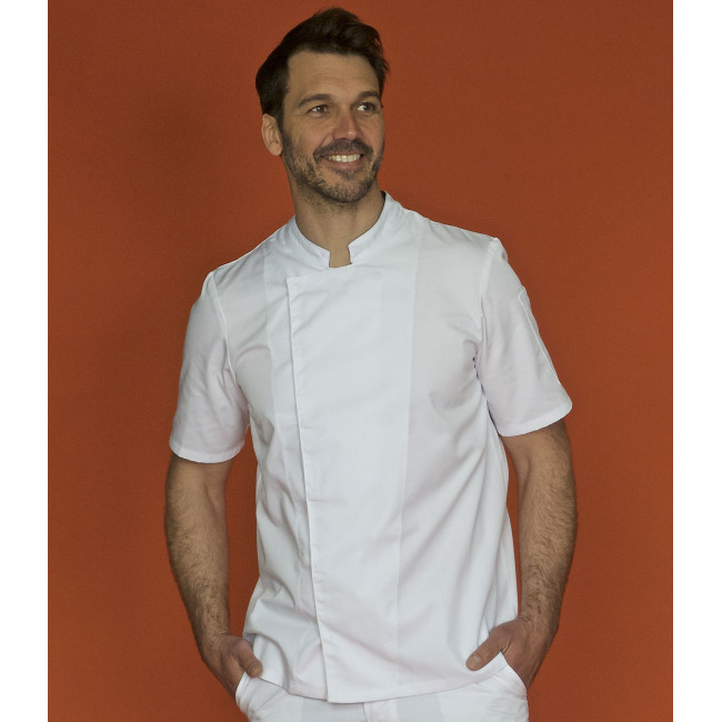 Veste de cuisine Blanche manches courtes COOKIE - SNV