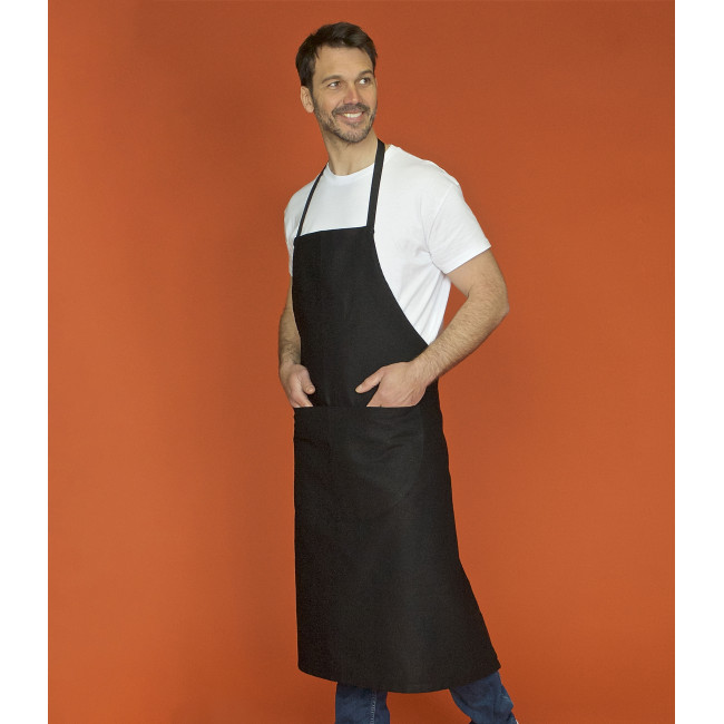 Schwarze Kellnerschürze mit Taschen - SNV