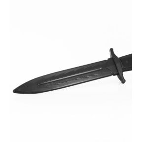 Schwarzes Trainingsmesser - Piranha