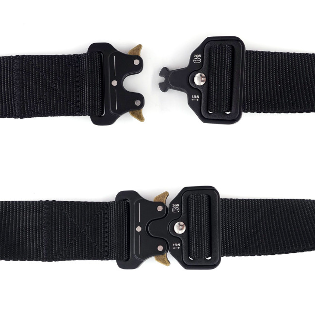 Ceinture nylon Yucon noir - Patrol Equipements