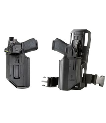 Holster pour glock 19, 19X, 17, 45 avec accessoire port ceinture Fobus - Patrol Equipements