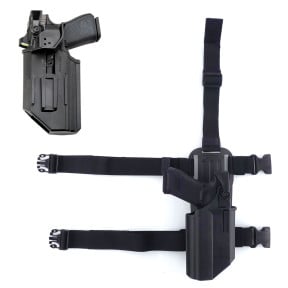Holster für Glock 19, 19X, 17, 45 mit Oberschenkeltragevorrichtung Fobus - Patrol Equipements