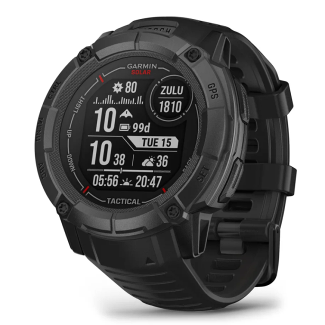 Instinct 2X Solar Tactical Edition Uhr (Schwarz) - Garmin