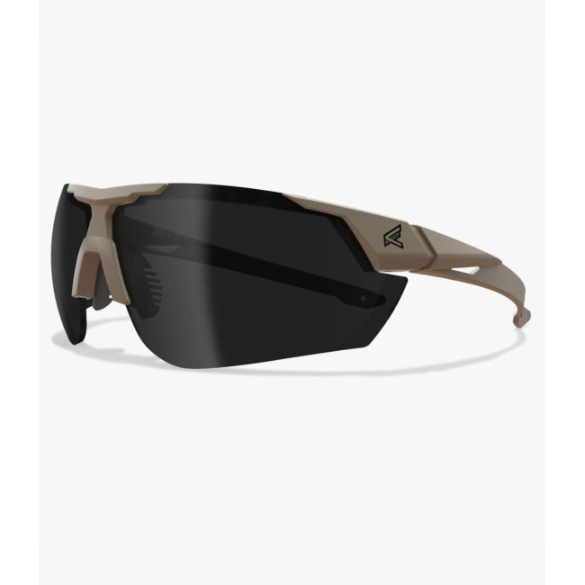 Lunettes balistiques Phantom Rescue avec monture sable et verres fumés - Edge Tactical
