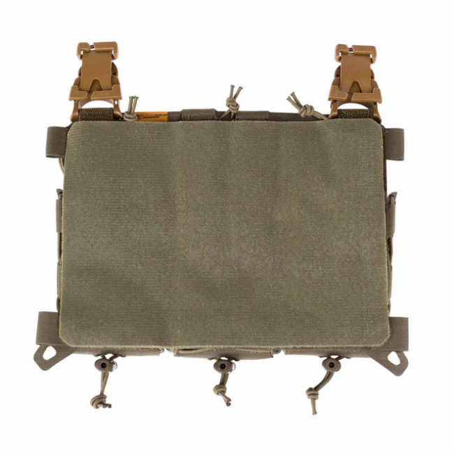 Voorpaneel voor kogelwerende vest met drievoudige multi-kaliber magazijnhouder MX234 stonegrey - Lindnerhof