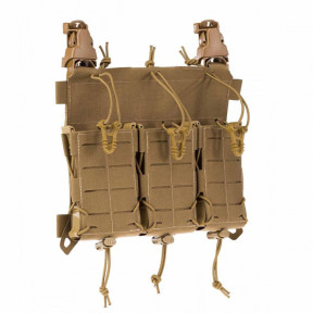 Frontplatte für Plattenträger mit dreifachem Multikaliber-Magazinhalter MX234 - Coyote - Lindnerhof