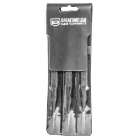Pack de 3 picks (grattoirs) en polymere renforce pour nettoyage, dans un poche - Breaktrought
