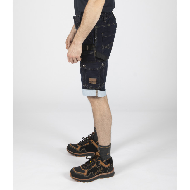 Bermuda de travail BOLT raw jean - Nine Worths by North Ways