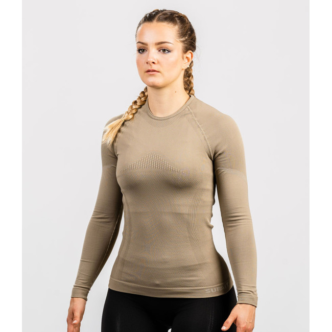T-Shirt Extreme Line ANNAPURNA Damen Coyote Langarm - Summit Outdoor