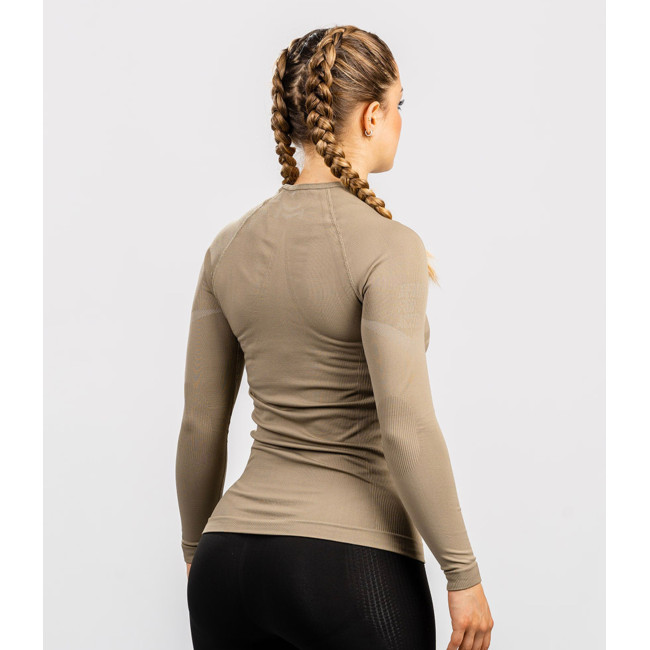 Tee-shirt Extrême Line ANNAPURNA Femme Coyote manches longues - Summit Outdoor