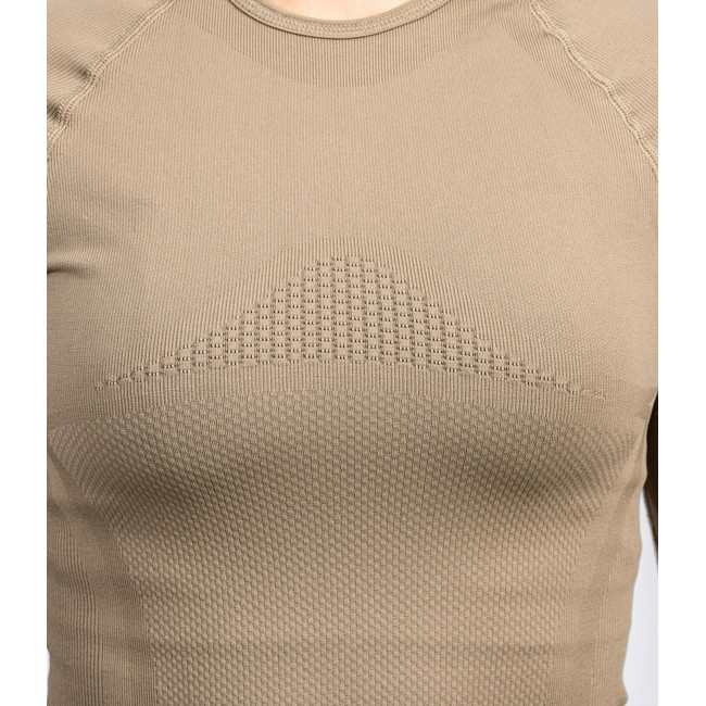 T-shirt Extreme Line ANNAPURNA Dames Coyote lange mouwen - Summit Outdoor