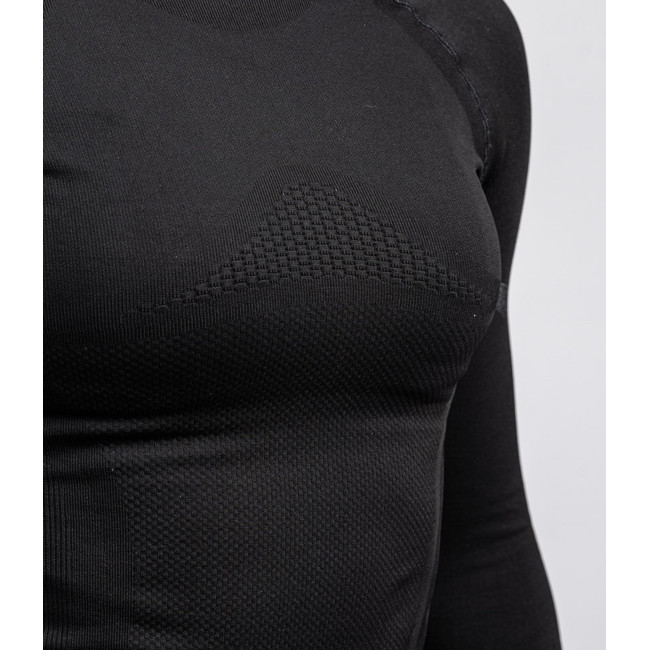 Tee-shirt Extrême Line ANNAPURNA Femme Noir manches longues - Summit Outdoor