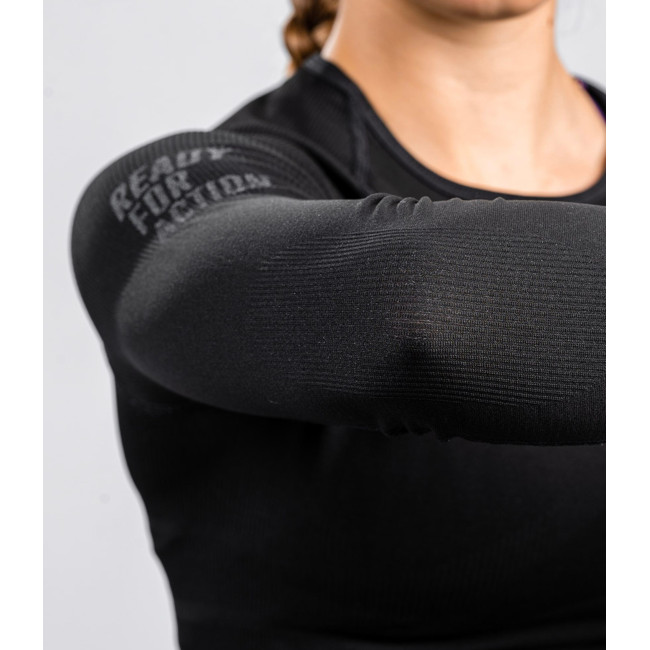 Tee-shirt Technical SEQUOIA femme manches longues Noir - Summit Outdoor