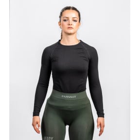 Technical T-Shirt SEQUOIA Damen Langarm Schwarz - Summit Outdoor