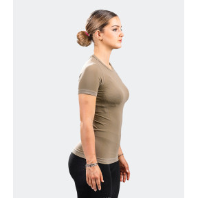 T-shirt korte mouwen HÉLIUM Active Line dames coyote - Summit Outdoor