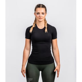 Kurzarm-T-Shirt HELIUM Active Line Damen schwarz - Summit Outdoor