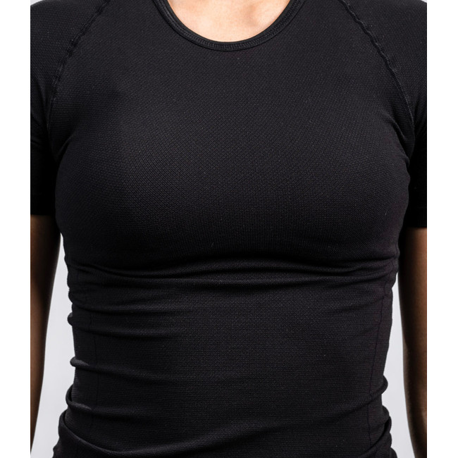 Tee-shirt manches courtes HÉLIUM Active Line femme noir - Summit Outdoor