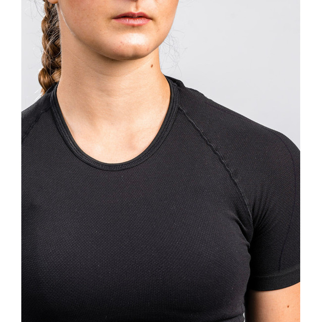 Tee-shirt manches courtes HÉLIUM Active Line femme noir - Summit Outdoor
