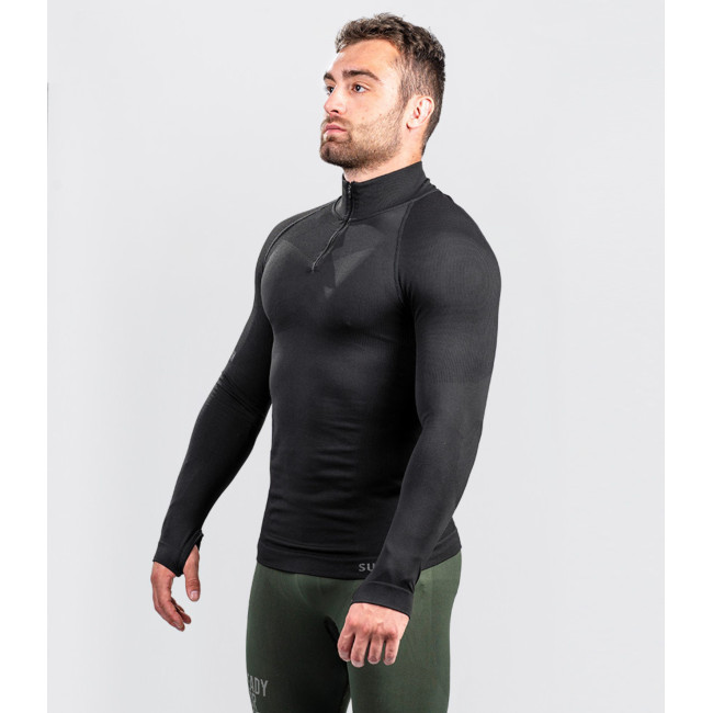 Sweat col zip ALASKA Extreme line noir - Summit Outdoor