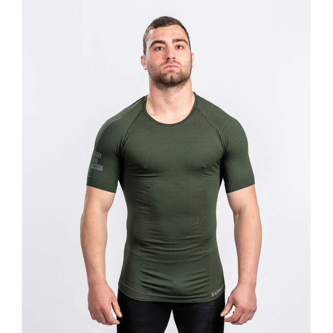 T-SHIRT TECHNICAL LINE ACTION KORTE MOUWEN GROEN OD - SUMMIT OUTDOOR