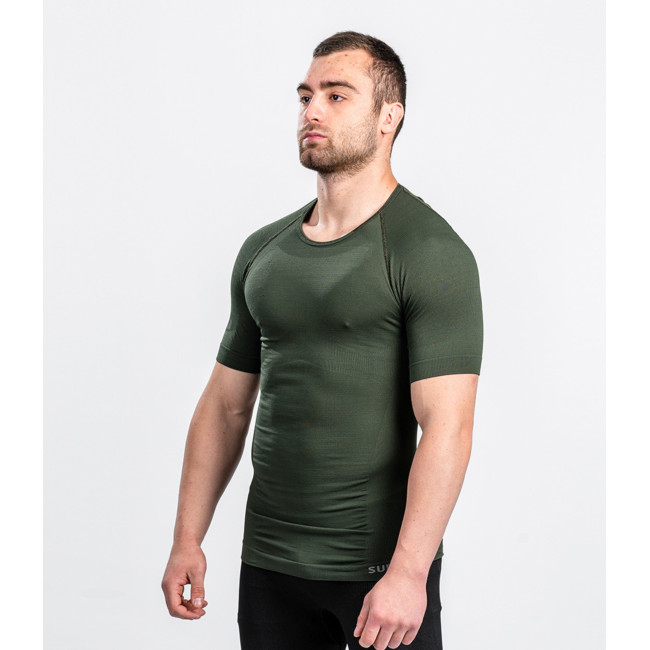TEE-SHIRT TECHNICAL LINE ACTION MANCHES COURTES VERT OD - SUMMIT OUTDOOR