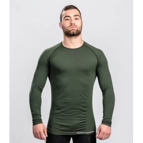 T-shirt ML ATACAMA Technical Line Ronde hals Groen OD - Summit Outdoor