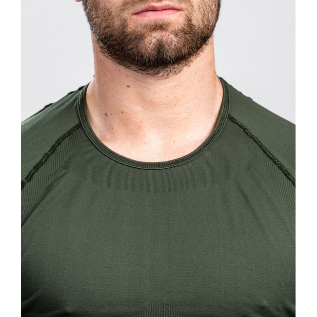 Tee-shirt ML ATACAMA Technical Line Col rond Vert OD - Summit Outdoor
