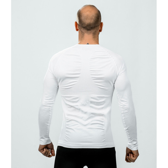 Langarm-T-Shirt Technical Line ATACAMA Rundhals Weiß - Summit Outdoor