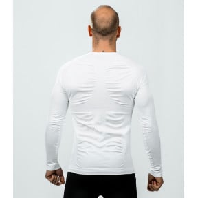 Tee-shirt ML Technical Line ATACAMA Col rond Blanc - Summit Outdoor