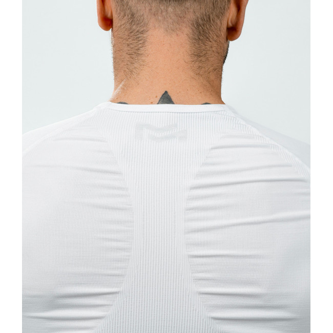 Tee-shirt ML Technical Line ATACAMA Col rond Blanc - Summit Outdoor