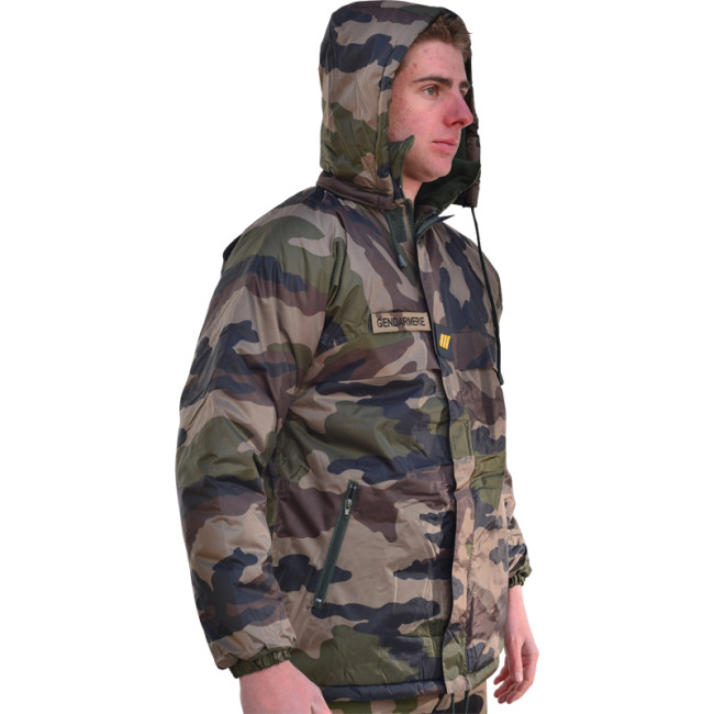 Coupe-vent fourré imperméable camo - CityGuard