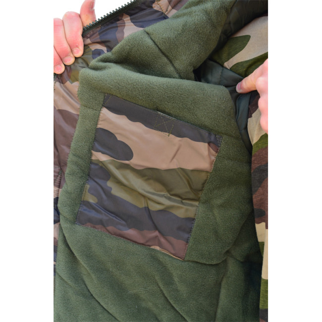 Coupe-vent fourré imperméable camo - CityGuard