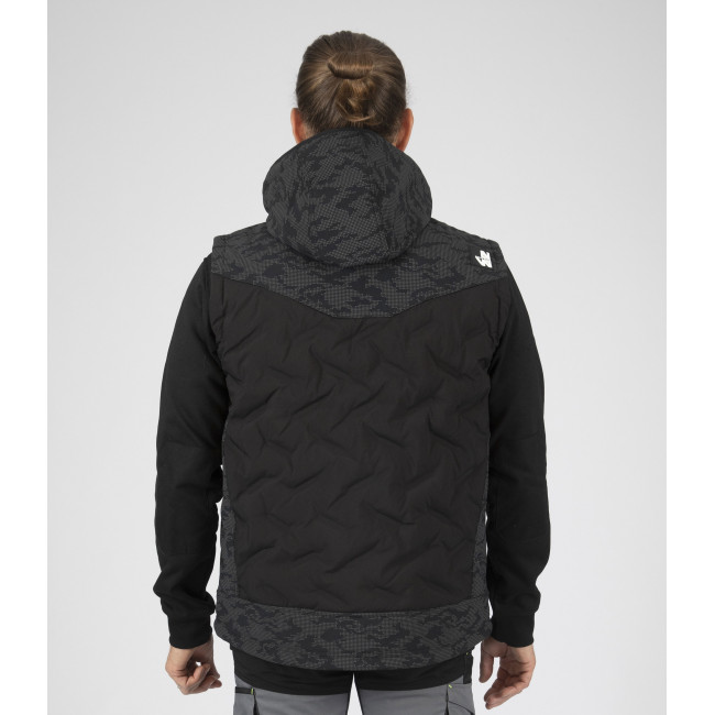 Ärmellose Arbeitsdaunenjacke BARRES Schwarz - North Ways