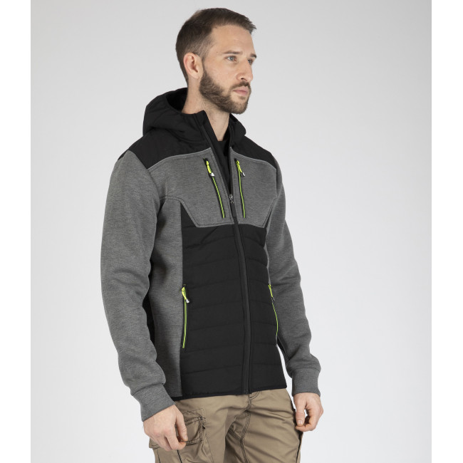 Blouson HIRO gris/noir - Nine Worths by North Ways