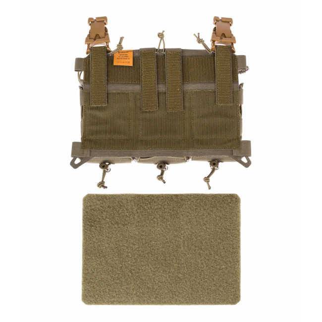 Panneau avant pour gilet porte-plaques avec porte chargeur triple multi-calibre MX234 stonegrey - Lindnerhof