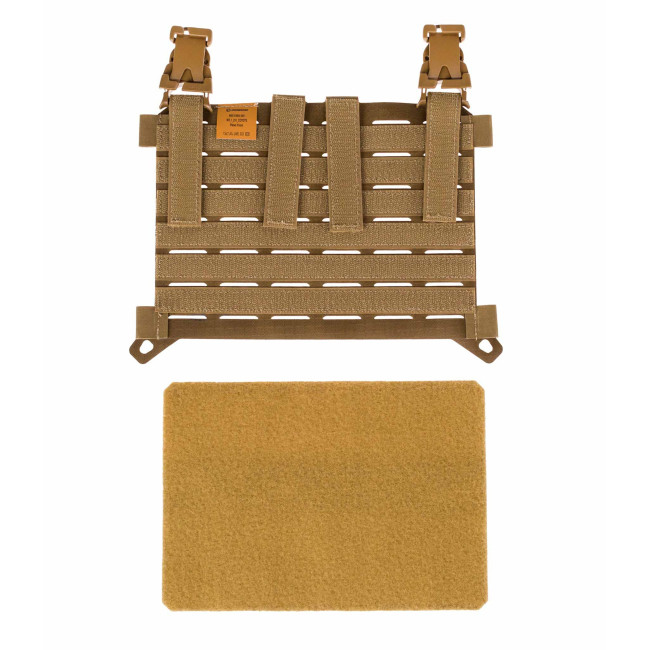 Panneau avant pour gilet porte-plaques MX231 - Coyote - Lindnerhof