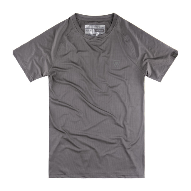 Performance T-shirt met getailleerde pasvorm Covert T.O.R.D. Wolf Grijs - Outrider