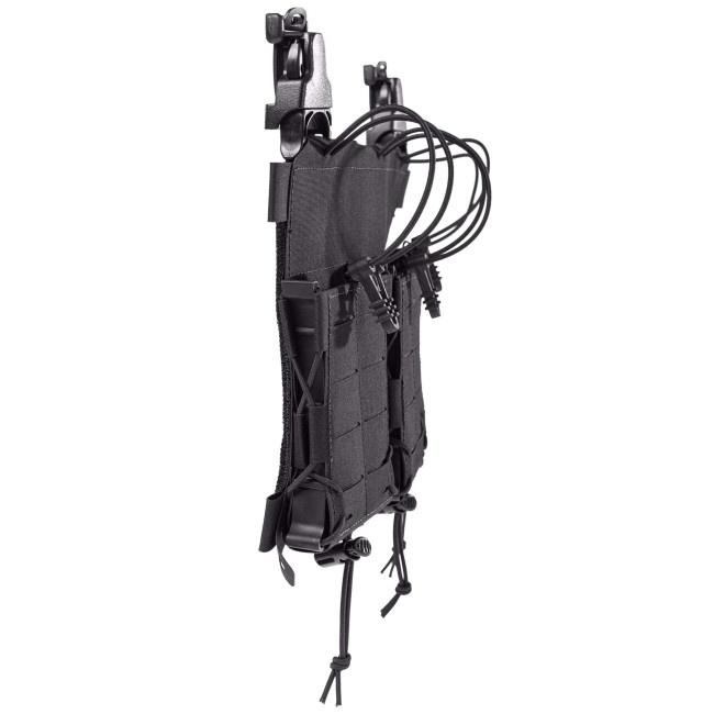 Panneau avant pour gilet porte-plaques avec porte chargeur triple multi-calibre MX234 -Noir - Lindnerhof