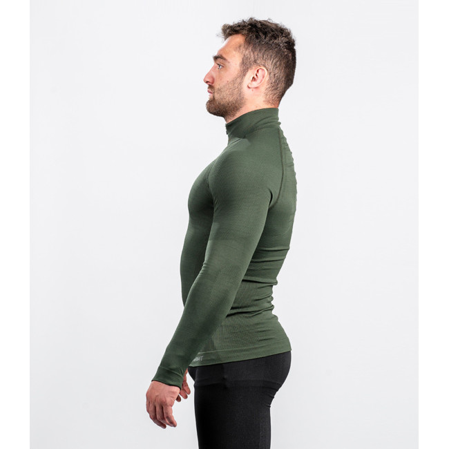 Sweat col zip ALASKA Extreme line Vert OD - Summit Outdoor