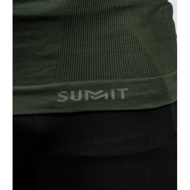 Sweat col zip ALASKA Extreme line Vert OD - Summit Outdoor